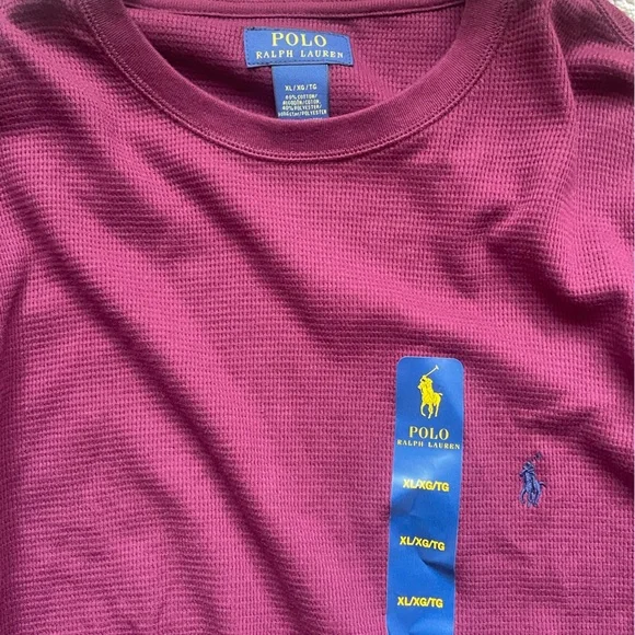 Men’s POLO thermal shirts (Green & Burgundy) - Picture 3 of 3